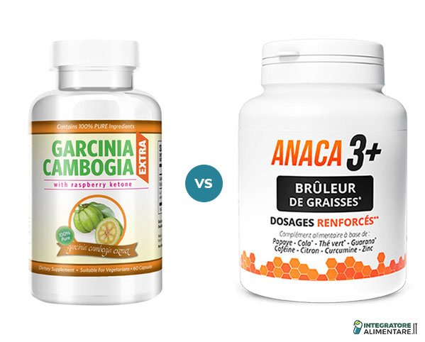 anaca3+ brûleur de graisse vs Garcinia Cambogia Extra