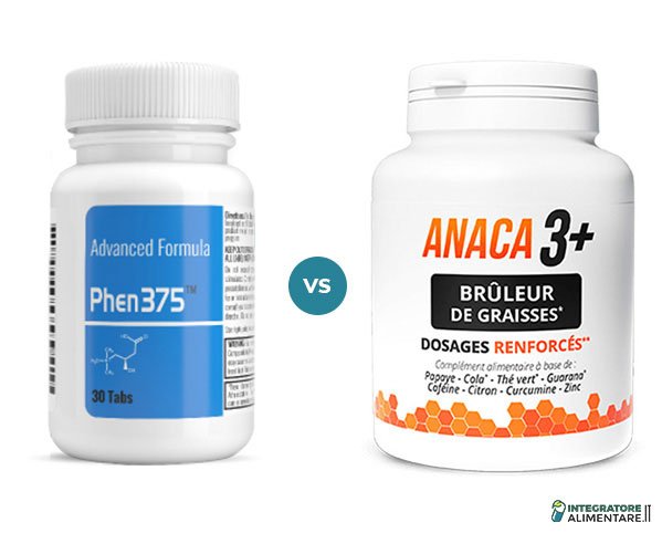 anaca3+ brûleur de graisse vs Phen375