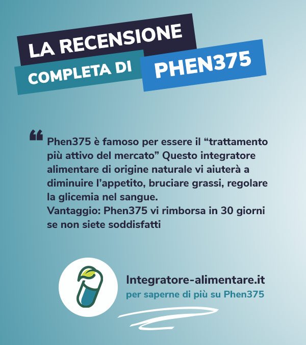 phen375 recensione opinione